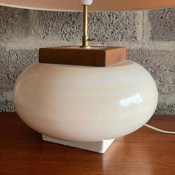 Image 1 of Vintage Kostka table lamp in ceramic large model