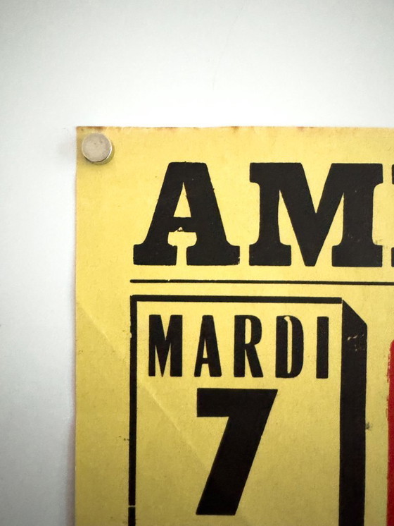 Image 1 of CATCH Cartel original de lucha libre francesa – Serigrafía – 1961 – 60,00 × 40,00 cm – Serigrafía