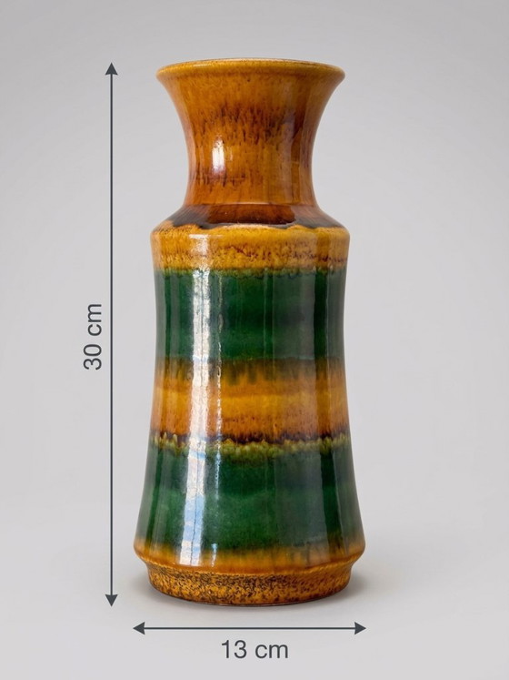 Grand Vase Übelacker Keramik 1451/30 – West Germany – 1970s – Enamelled Ceramic (photo 9 of 9)