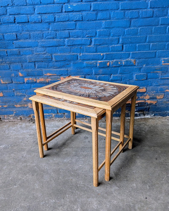 Image 1 of Set of 2 nesting tables - Moblerfabrikken Toften- Denmark
