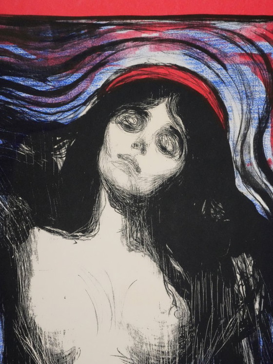 Edvard Munch : La Madone, Lithographie Signée – Lithographies et sérigraphies, Paper (photo 5 of 10)