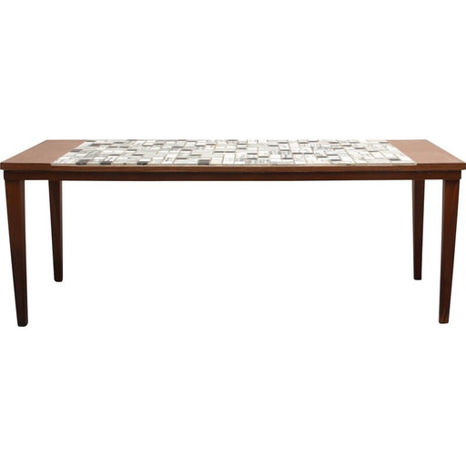 Vintage bijzettafel in mozaïek, jaren 1960