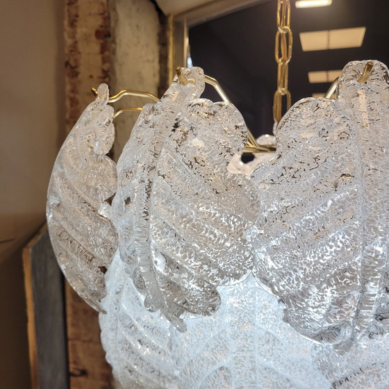 Image 1 of Lámpara de Techo / Chandelier, Mazzega, Cristal de Murano y Metal, 60’-70’s – Italia
