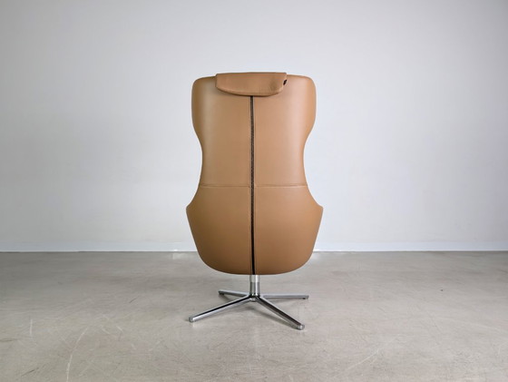 Image 1 of Sillón original Vitra Grand Repos Antonio Citterio cuero coñac