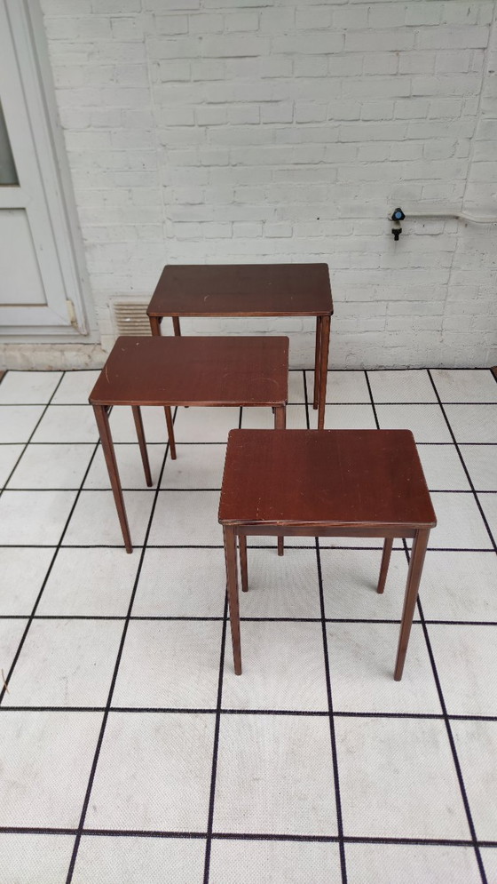 Image 1 of Mimiset / Tables gigognes / Tables gigognes - Teck - Danois