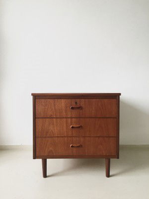 Dänische Vintage Kommode Teak aus den 1960er Jahren