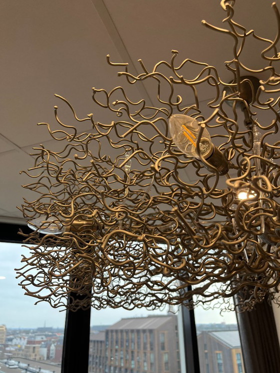 Image 1 of Lampada da soffitto di lusso 'Hollywood Oval 160 Nickel' – William Brand (Marchio van Egmond)