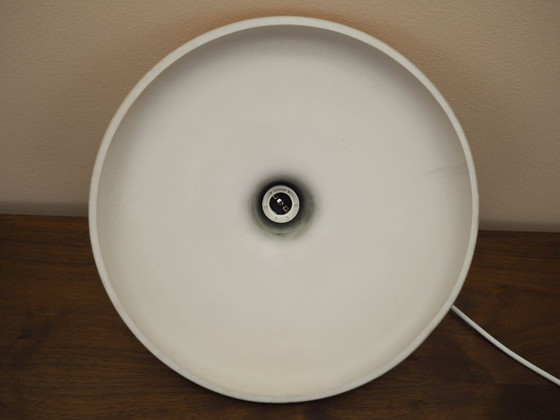Lampada a sospensione industriale danese in metallo rosso, design moderno scandinavo, anni '60 (photo 12 of 12)