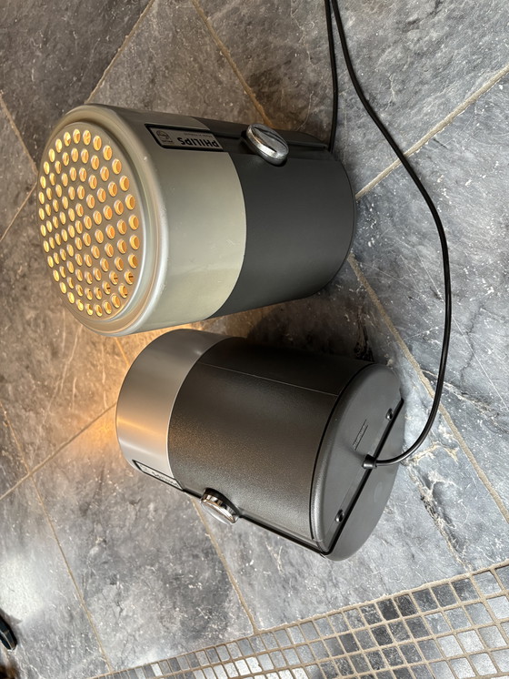 Image 1 of 2x Lampade a sospensione vintage Philips (anni '80)