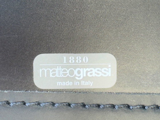 1 Matteo Grassi Saddle Leather Chair – matteograssi, Dining chairs, polished steel (photo 6 of 10)
