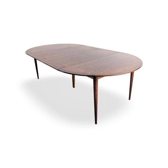 Arne Vodder uitschuifbare eettafel, mid-century stijl, Sibast palissanderhout – Wood, Vintage (photo 6 of 10)