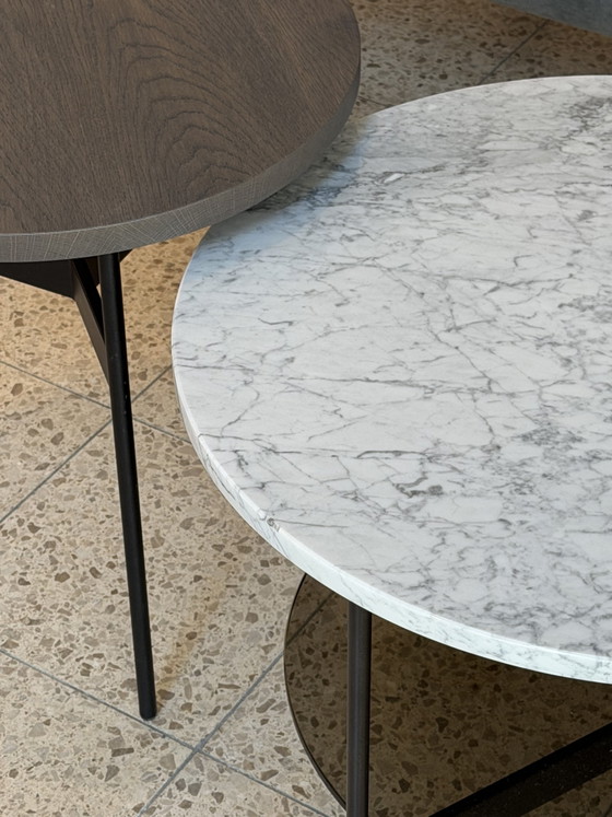 Image 1 of Leolux salontafelset Tampa marmer/ hout 