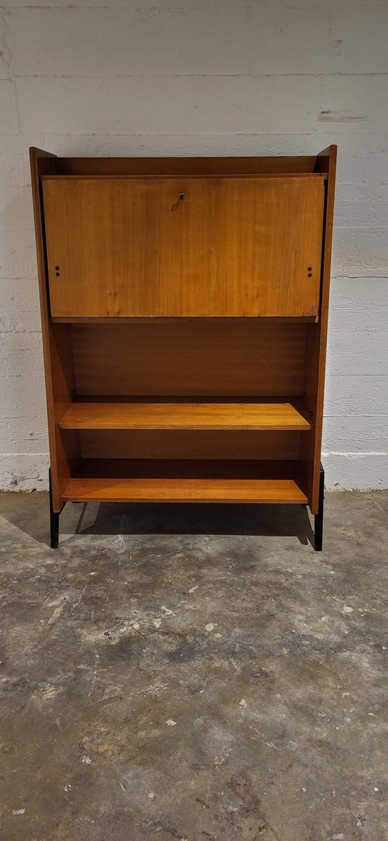 Image 1 of Vintage secretary desk and bookcases, 1950s