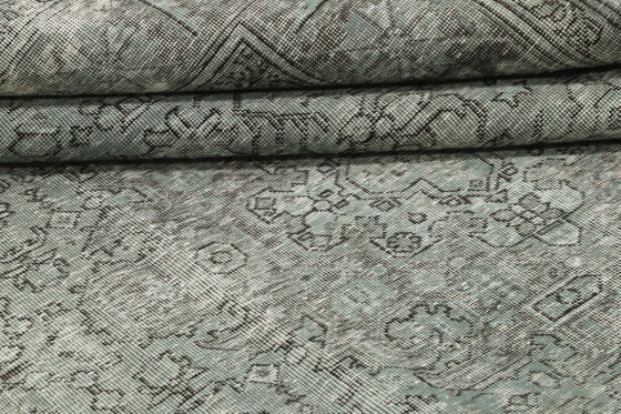 Image 1 of Hand-knotted vintage art rug 336x248