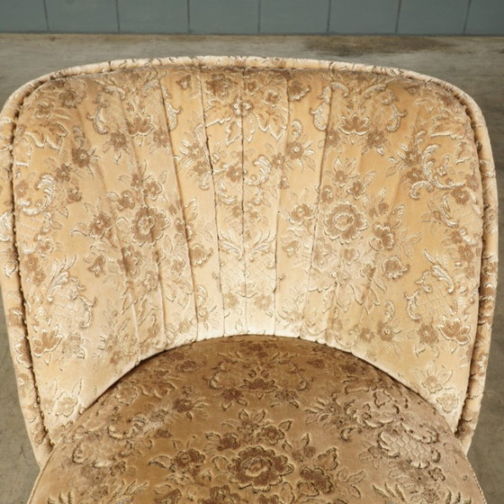 Fauteuils de cocktail vintage – Velours beige – Années 1960 – Textile (photo 16 of 18)
