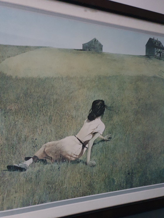 Andrew Wyeth "Christina's World" 1948 – Paintings & Drawings, Glass, Paper (photo 9 of 9)