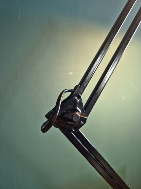 Vintage Lival Global PL11 | Finnish design Table lamp | 80s, Metal, Plastic, Black (photo 6 of 9)