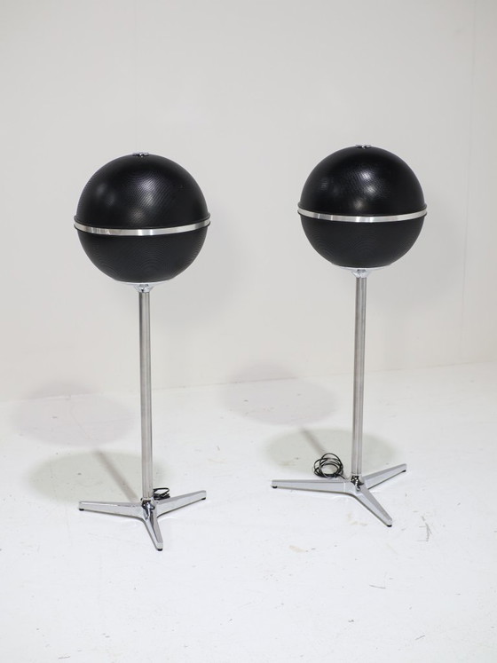 Image 1 of Grundig Audiorama 8000 speakers black 1970s