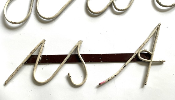 Image 1 of Lettere di facciata in ferro battuto d'epoca