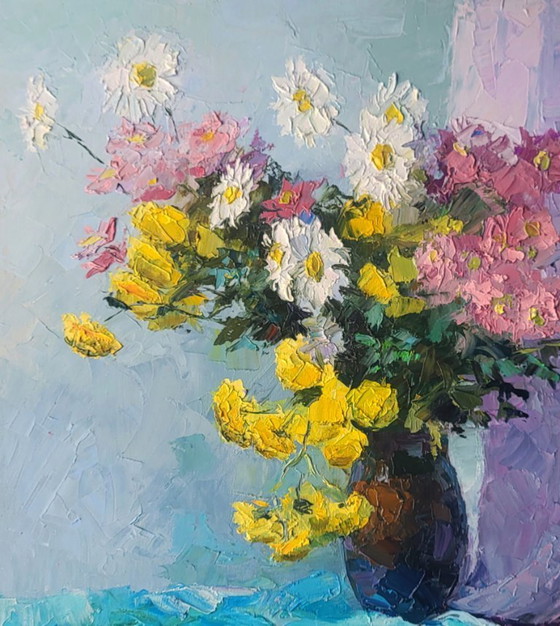 Image 1 of Autumn Flowers In A Vase Boris