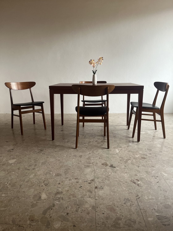 Image 1 of 4x Original “Farstrup Møbler Model 210 1950s” Dining Chairs