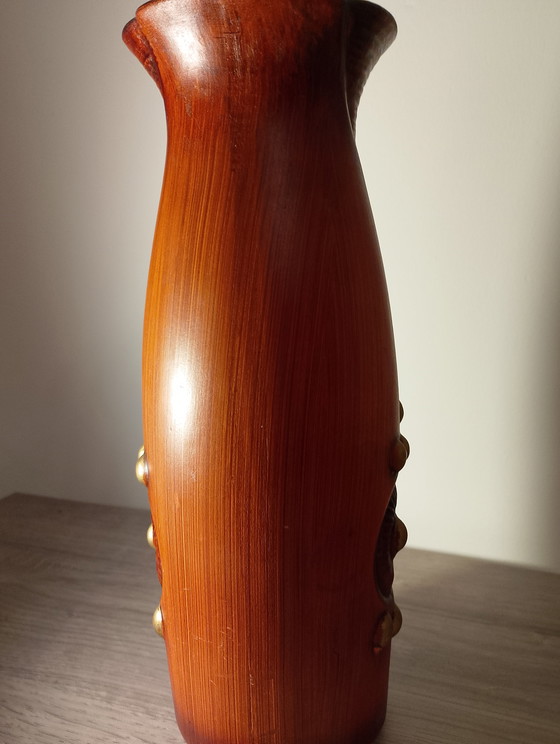 Image 1 of Rare Art Deco vase by Gustave De Bruyn, Fives, Lille