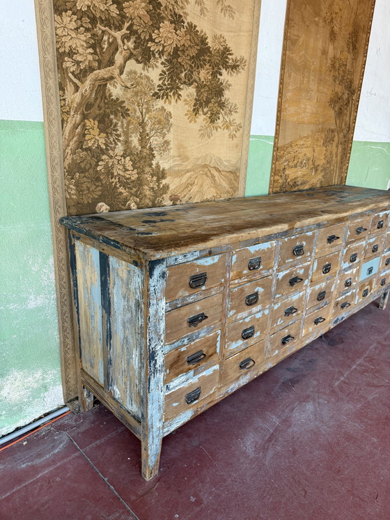 Image 1 of Grande cassettiera industriale dei primi del 900