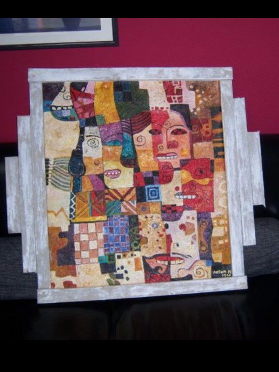 Image 1 of Anton Huang 1935-1985 su tela 70x80cm. 