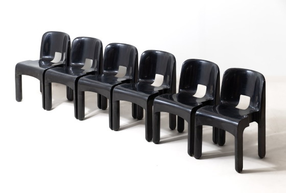 Set aus 6 „Universale“-Stühlen von Joe Colombo – Kartell, Esszimmerstühle, Plastic (photo 5 of 18)