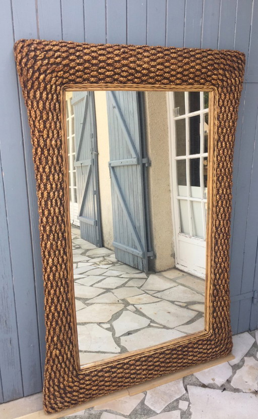 XXL 70s Vintage Mirror