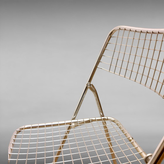 Image 1 of Ted Net Chrome Folding Chair Design Niels Gammelgaard For IKEA