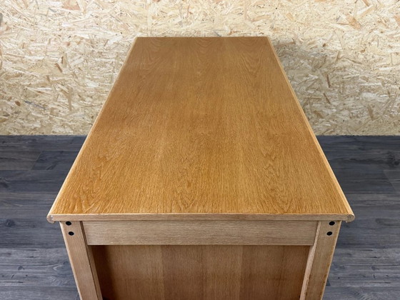 Scrivania in rovere con piano scorrevole, anni '60/'70, di Peter Løvig Nielsen per Løvig (photo 22 of 23)