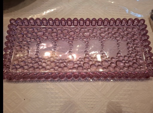 Plat à Gâteau en Verre