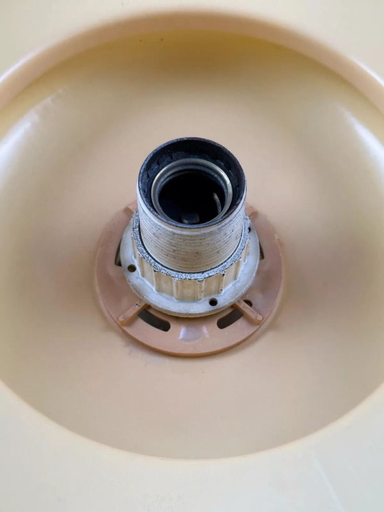 Image 1 of Lampada da soffitto anni '60-'70, lampada a sospensione, plastica, metallo cromato, design spaziale