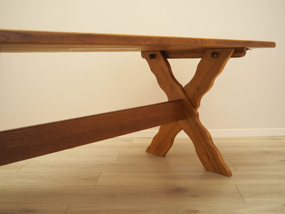 Danish Extendable Oak Dining Table Designed by Henning Kjærnulf, 1960s – Henning Kjaernulf, Wood (photo 14 of 21)