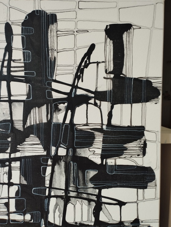 Natia Antadze Abstracte Compositie XXL – Schilderijen & Tekeningen, Canvas (photo 12 of 15)