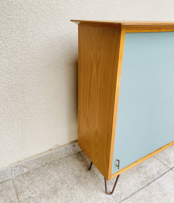Image 1 of Beech high sideboard