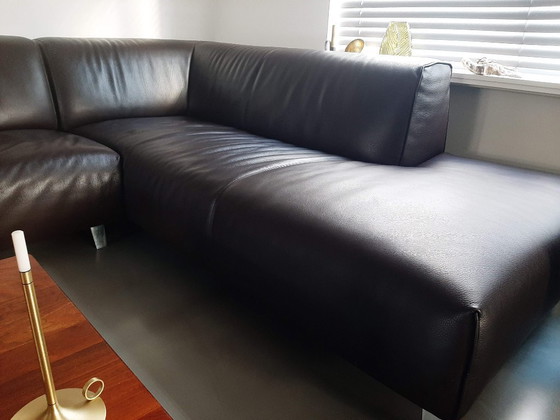 Image 1 of Leolux sofá de esquina de cuero. Modelo Oscar