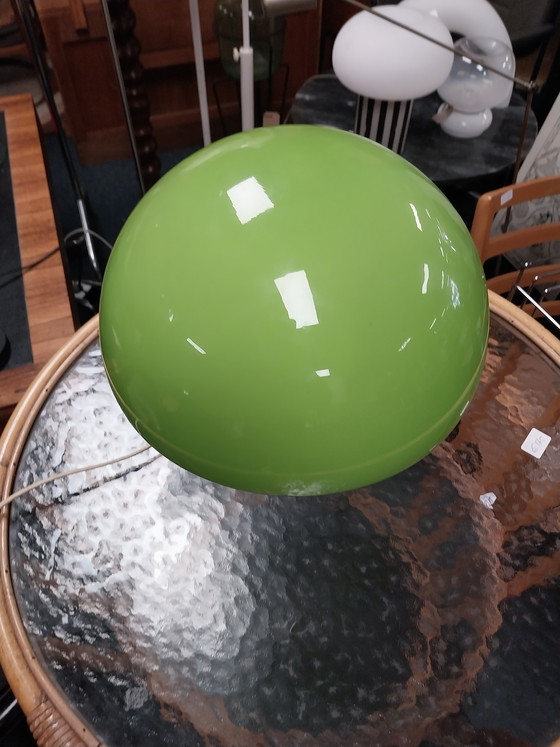 Image 1 of 1 x murano mushroom tafellamp groen 1960's 