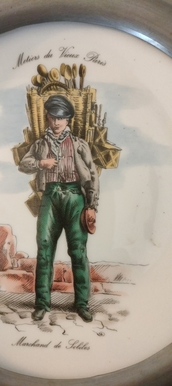 Image 1 of Juego de platos de porcelana Campos Elíseos París Francia