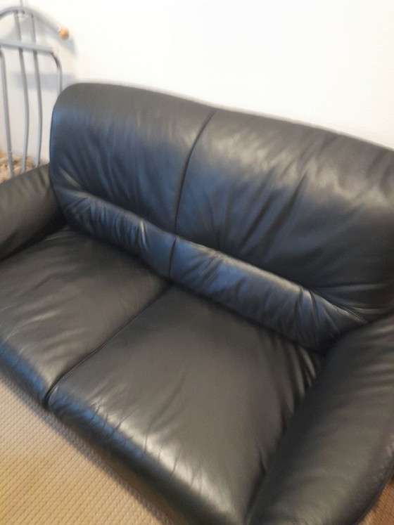 Sofa – W. Schillig, 2 Sitzer Sofas, Leder (photo 7 of 8)
