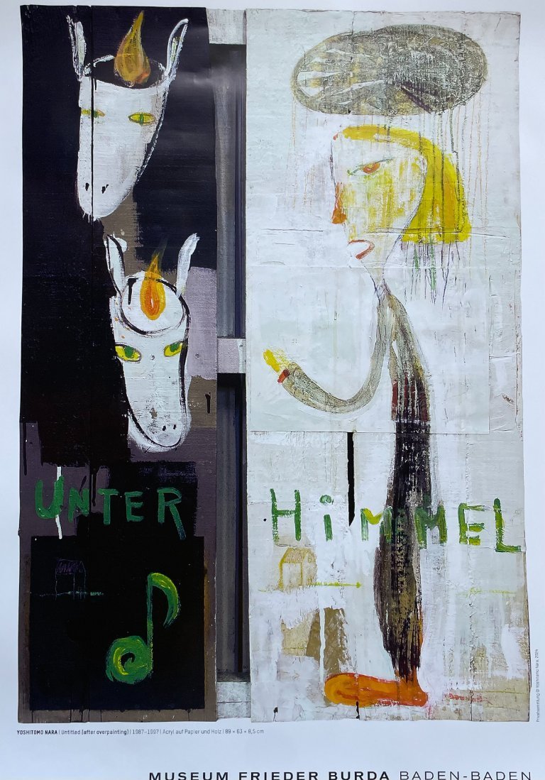 Yoshimoto Nara, Untitled (after overpainting), 1987-1997