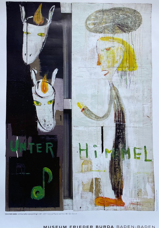 Yoshimoto Nara, Untitled (after overpainting), 1987-1997, copyright Yoshitomo Nara, 2024, Printed in Germany