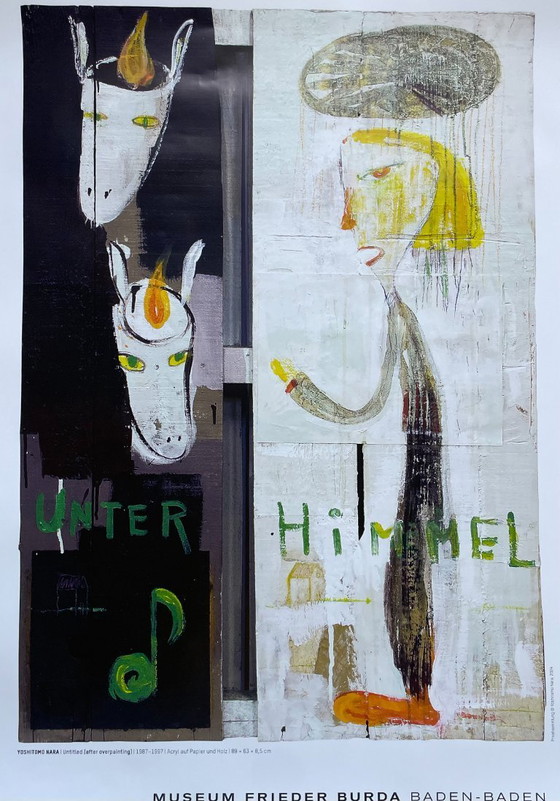 Image 1 of Yoshimoto Nara, Untitled (after overpainting), 1987-1997, copyright Yoshitomo Nara, 2024, Stampato in Germania