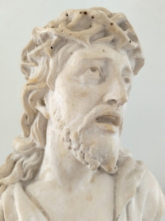Gipsen Buste Christus met Doornen 30 cm Togneri – Kunst, Other (photo 13 of 14)