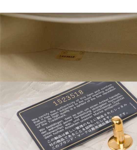 Image 1 of Sac CHANEL Timeless/Classique en Cuir Blanc - 103455 Precio de venta