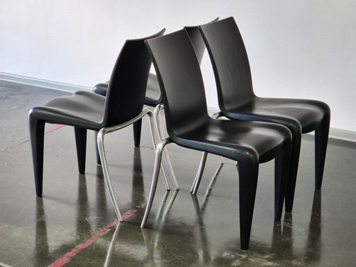 Vintage Chair Louis XX by Philippe Starck for Vitra, 1990s, Set of 4