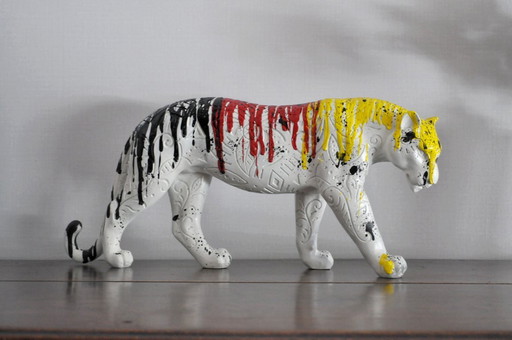 Sculpture - Panther - Unique Piece 1/1 - Mixed Media - Ninjared (ref 3163)