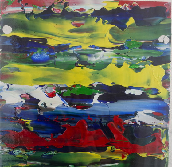 Image 1 of 1 Abstract Work in Perspex Box
