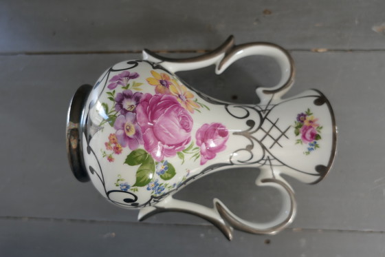 Image 1 of Vintage Bohemia Patent Vase Porcelain
